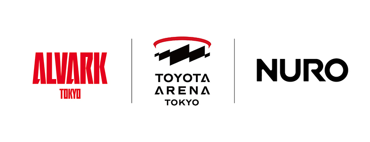 アルバルク東京・TOYOTA ARENA TOKYO・NURO ロゴ